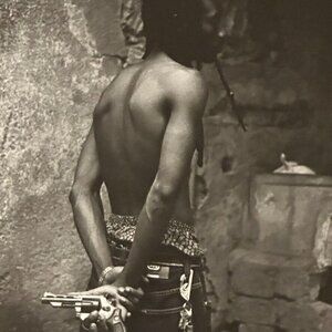 Fine Art Photograph Silver Gelatin Print Janine Gordon Signed 20x24" B/W Gangs